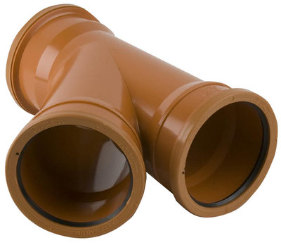 110mm 45 degree Triple Socket Branch