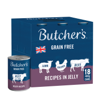 Butcher's Recipes in Jelly Dog Food Cans 18 x 400g