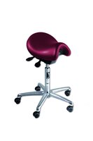 Bambach Standard Leather Saddle Stool Damson - DMI Dental Supplies Ireland - Next Day Delivery
