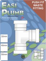 Easi Plumb 1 1/2" / 40mm 90&deg; Swept Tee
