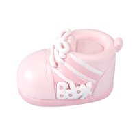 Resin Baby Boot Pink - 44 x 28 x 26mm