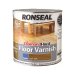 Ronseal Diamond Hard Floor Varnish Dark Oak 250ml Tin