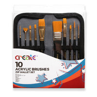 Create - Acrylic 10 Brush Wallet
