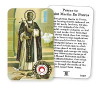 Prayer Card with Relic - Saint Martin   (71807)