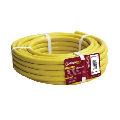 Garden Pro Yellow Reinforced Garden Hose
