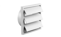 Manrose 1202W 6 Inch White Exterior Gravity Grille