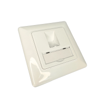 Blake 1-Port Outlet Plate Keystone For Multimedia Patch Panel