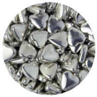 SCRUMPTIOUS : TABLET HEARTS - SILVER 80g