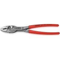 Knipex TwinGrip Front & Side Gripping Pliers Plastic Coated Grey Atramentized 250mm 82 01 250
