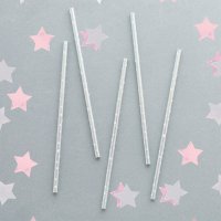 Iridescent Spotted Paper Straws - Pack of 20
