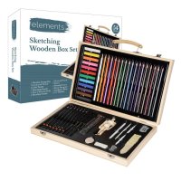 Elements Wooden Sketching Art Box Set