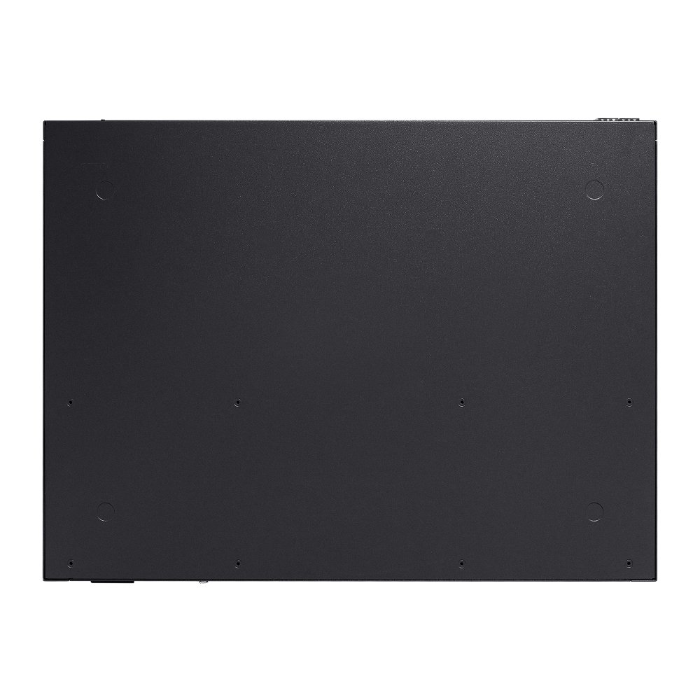 Omada SG3452XMPP with metal housing, status LEDs and cooling fans