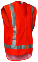 Hi Vis Day/Night Polyester Zip Safety Vest