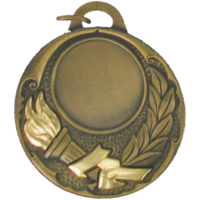 50mm Victory Torch Medal (Gold)