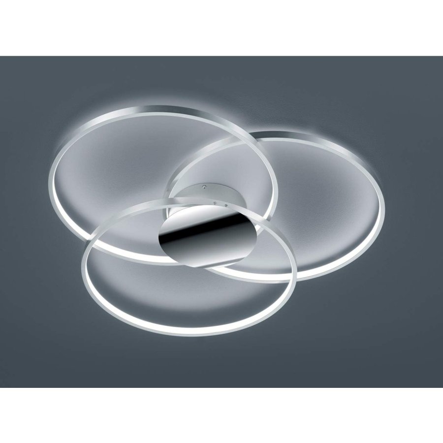 Trio Sedona Brushed Aluminium Ceiling Light
