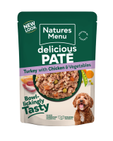 Natures Menu Dog Pouch Turkey & Chicken 300g x 8