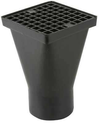 110mm Underground Drainage Square Hopper 160mm x 110mm