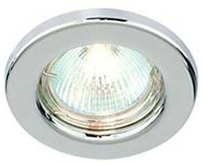 LITETRON GU10 SPRING LOADED D/L CHROME | GDLCH/V2