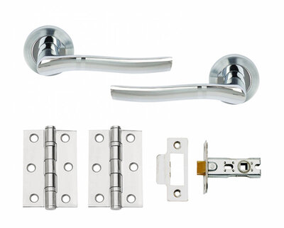 Dale Hardware Mode Privacy Door Pack Dual finish handles 3in Hinge Latch PBx2010-PRV