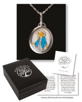 Sterling Silver Necklet/Miraculous   (69130)