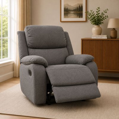 Parker Recliner Chair - Grey