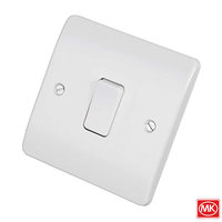 MK 10A 1G 1W Light Switch K4870WHI