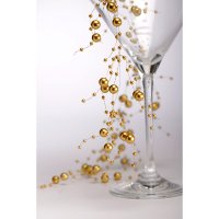 Gold Pearl Bead Garland - 2m