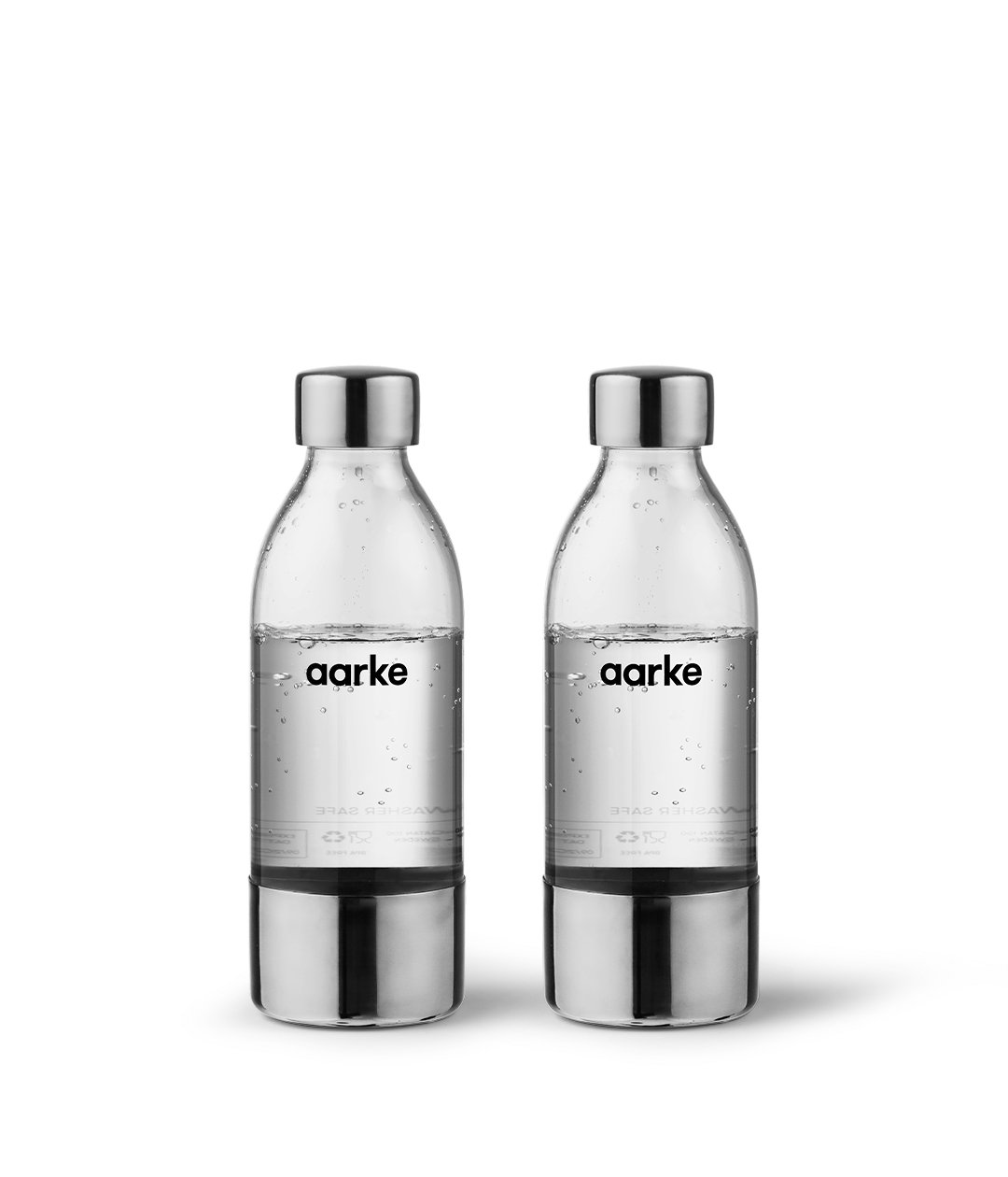 Aarke - Small PET Water Bottle 2-Pack for Carbonator 3 - Bottles