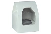 4.5" DEEP WHITE CUPCAKE BOX - 1 COUNT, 1pk