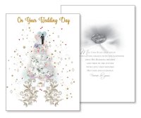 Card/Wedding Day/3 Dimensional   (20604)