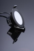 ROXANA 6W LED Downlight CCT3 3000K,4000K,6500K Dimmable IP44, black