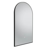 OXYGEN MIRROR - 500 X 900 ARCH - BLACK