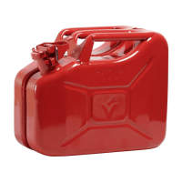 10L Steel Jerry Can - Red