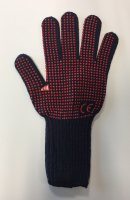 Polyester Chill Liner Glove with PVC Dots - Blue XL