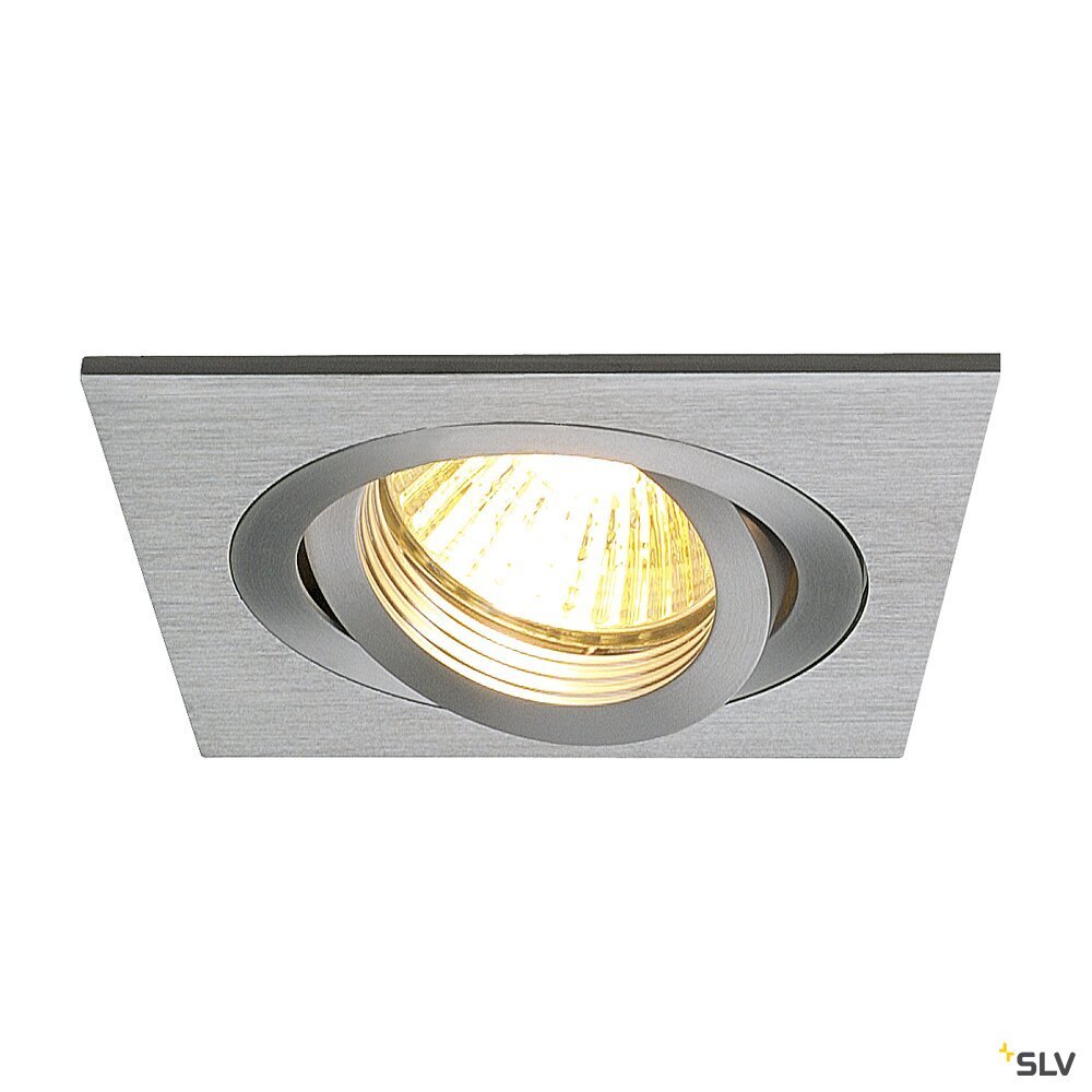 NEW TRIA I RECESSED CEILING LIGHT, BRUSHED CHROME, GU10