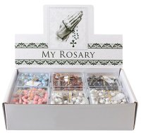 Plastic Rosary/Asstd. Colours   (6027/ATD)