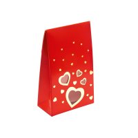 Love heart a-frame carton (80 x 40 x 130mm) - 25pcs