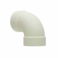 Be Modern 4" Decorative Flue Pipe 90&deg; Cream 02726X&nbsp;
