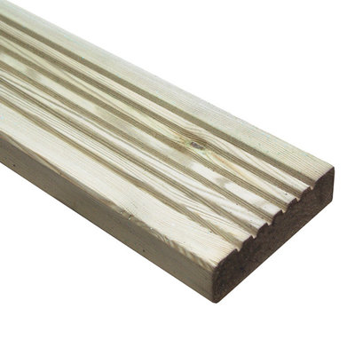Pressure Treated Timber Garden Decking 6" - 4.8M Lengths