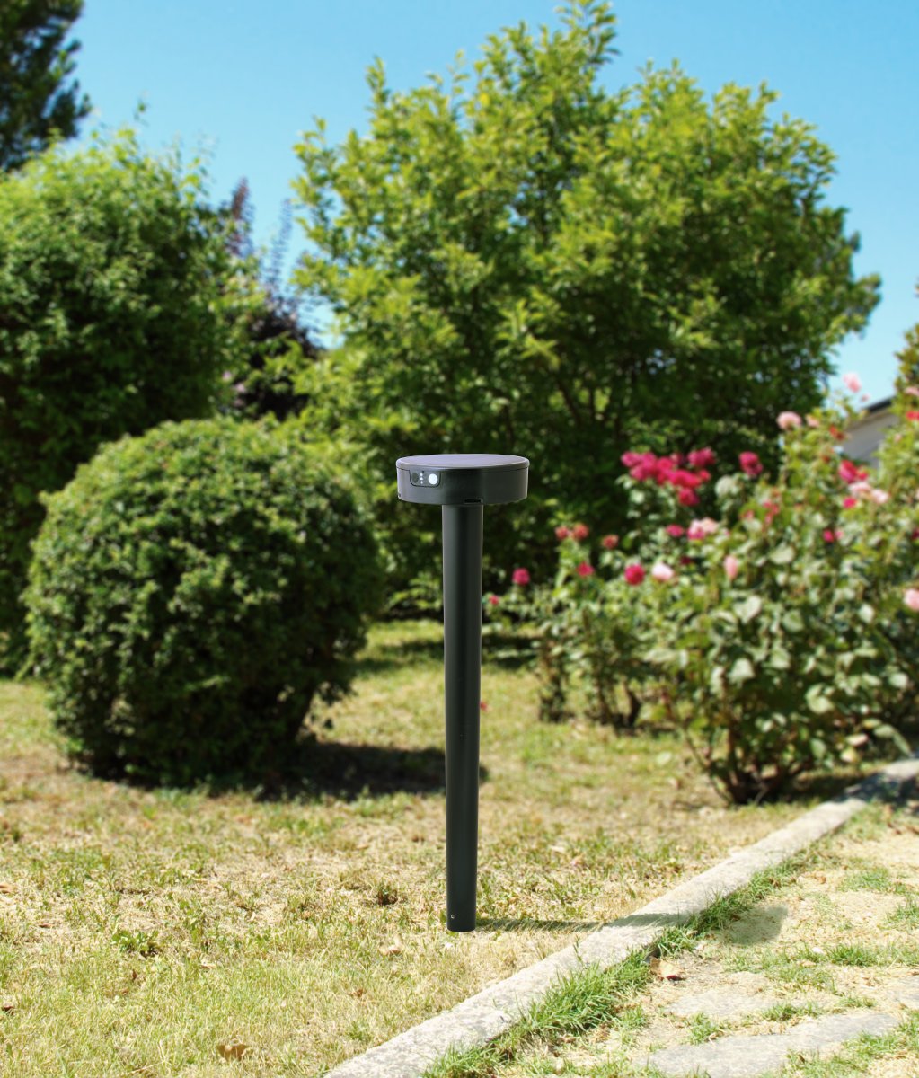Fumagalli Fiorina 600mm Solar Bollard Black