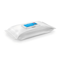 Vinco-Sanwipe, Flow Pack, Cleaning & Sanitising Wet Wipe, 100 Sheet