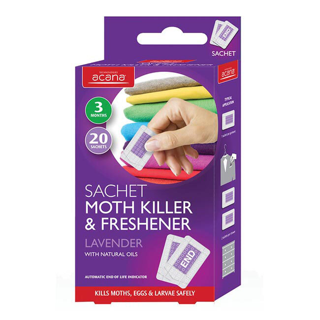 Acana Sachet Moth Killer and Freshener 20 sachets Wilsons Import