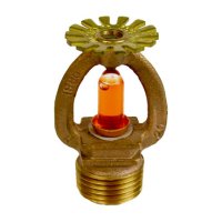 1/2 Bulb-type Sprinkler Head, Pendant, Brass, 135 Degree Standar