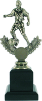 21cm Soccer Trophy on Black Pedestal (M) | TC