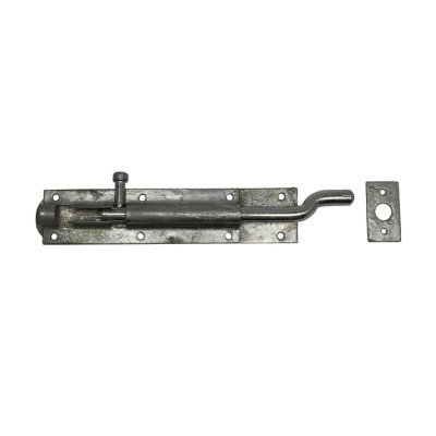 Perry 150mm 6" No.923N NECKED Enclosed Tower Bolts Galv'd