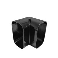 Diversitech Black 140mm ASHP Trunking 90 Degree Internal and External Bend 90mm x 140mm
