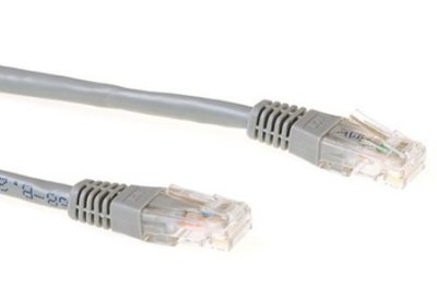 UTP patchkabel Cat6, STRAIGHT, grijs, L=2,0m, LSZH, 300mHz