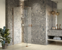 FLAIR AYO 8MM MODULAR WETROOM 700MM COUNTRY BRONZE COMPLETE