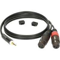 Klotz AY8 lightweight y-cable mini jack 3.5 mm - 2 x XLR female