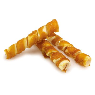 Rawhide Spiral Dog Chew &ndash; Chicken